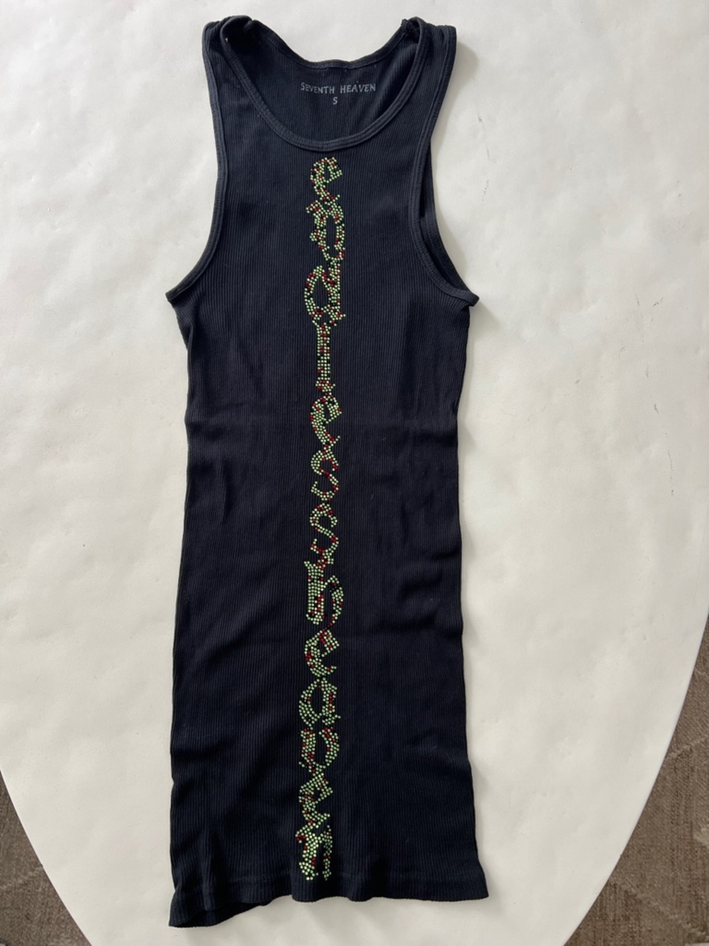 Seventh Heaven Wreckpack Endless Heaven Ribbed Tank Top Mens Designer Small